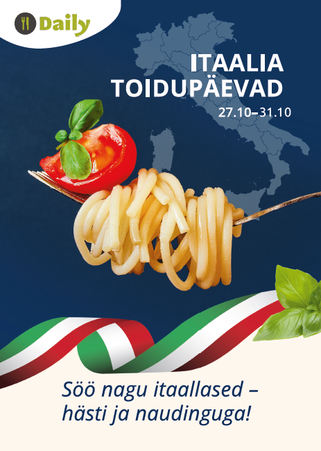 27. – 31. oktoobril toimuvad Daily koolisööklates Itaalia teemapäevad