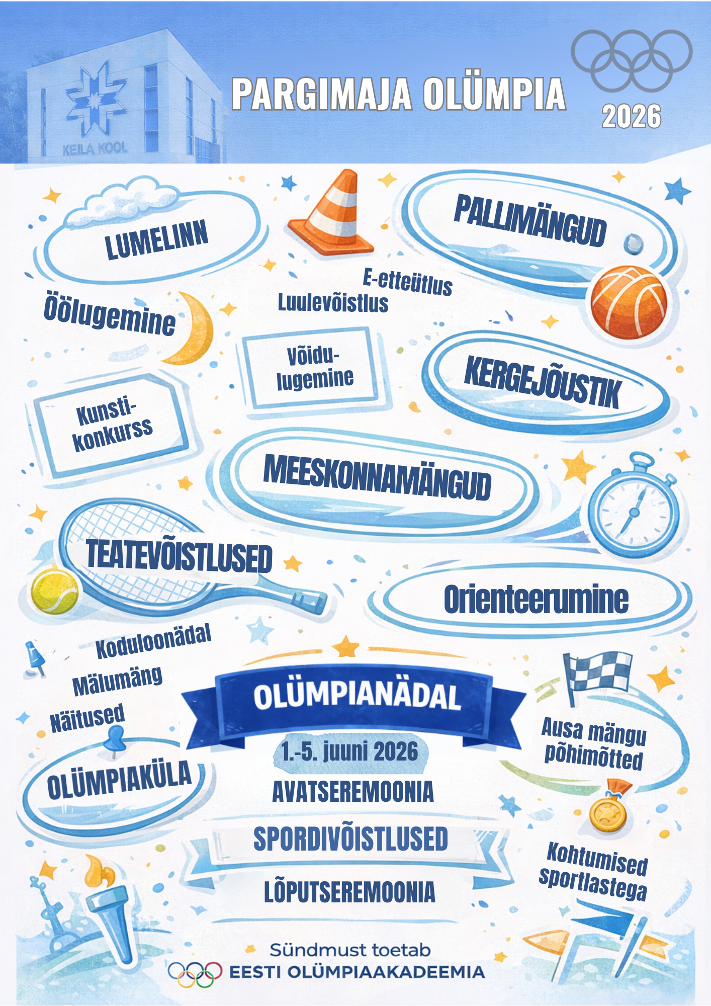 Valmis? Start! Kooliolümpia on tulemas!